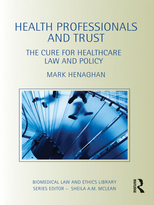 cover image of Health Professionals and Trust